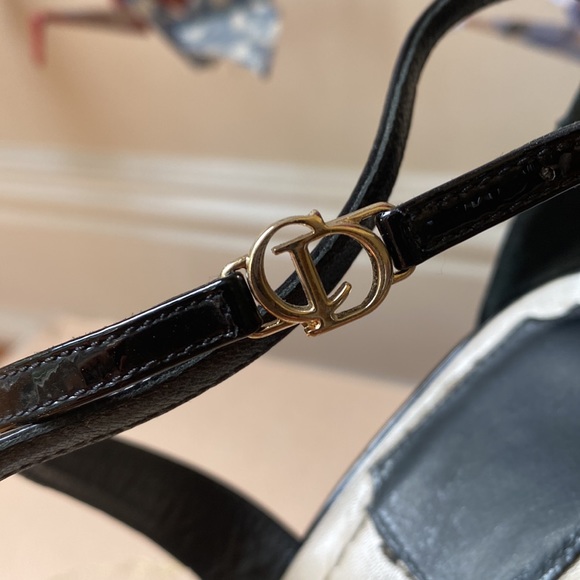 Authentic Christian Dior cork wedge sandals - Picture 5 of 5